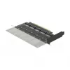 DeLOCK PCI Express x16 karta na 5 x interné M.2 Key B / SATA