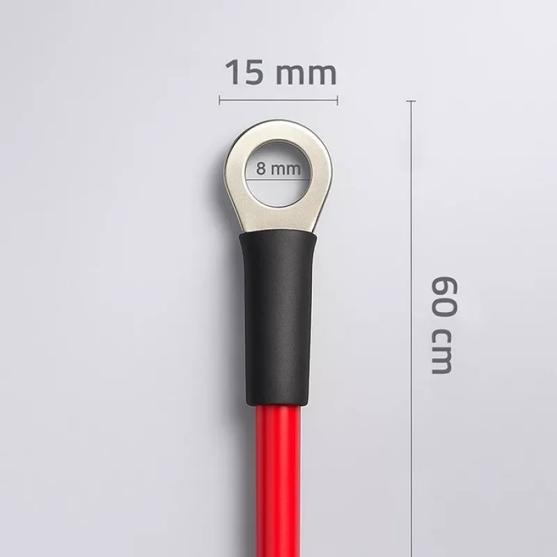 Kábel k batérii QOLTEC s M8 svorkami, model 50986