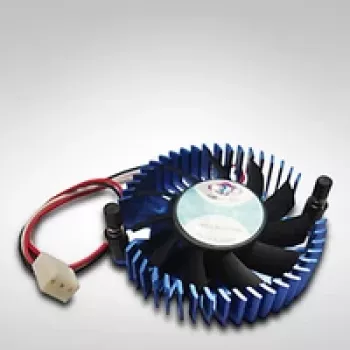 Inter-Tech V-31G chladič čipsetu 5 cm čierny – modrý (88885142)