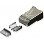 ROLINE RJ45 konektor Cat.6A tienený+vložka 10 kusov (21.17.3099)