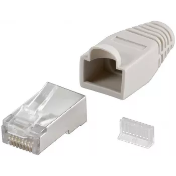 RJ45 konektor samec Goobay CAT 5e STP tienený s ochrannou priechodkou