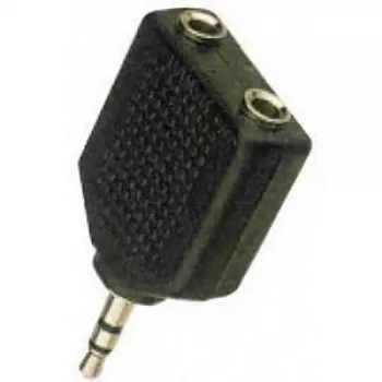 Microconnect AUDALS káblový adaptér 3,5 mm 2x3,5 mm čierny