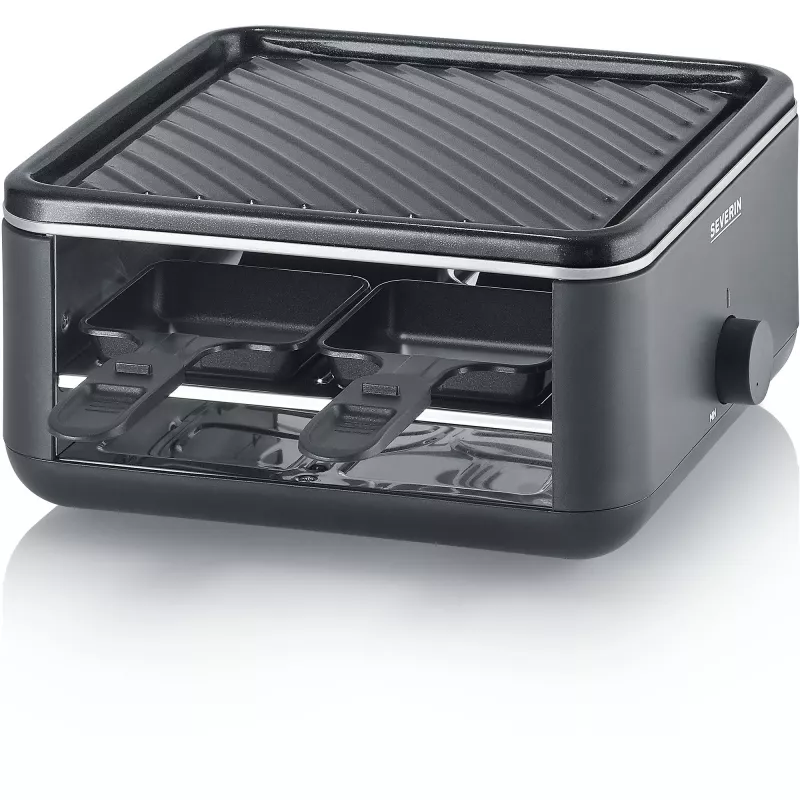 Severin RG 2360 raclette gril 4 osoby 800 W čierny