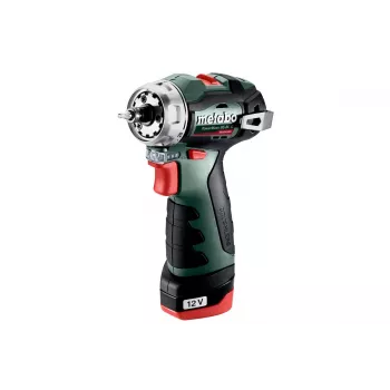 Vŕtačka s pištoľovou rukoväťou Metabo PowerMaxx BS BL Q, 12V, 2Ah, 1500 ot/min, 900g