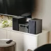 Mini Hi‑Fi stereo systém Adler AD 1917 — Bluetooth V5.3, CD/USB/MP3, 2×25 W RMS, FM tuner, 4‑pásmový ekvalizér, AUX, čierny