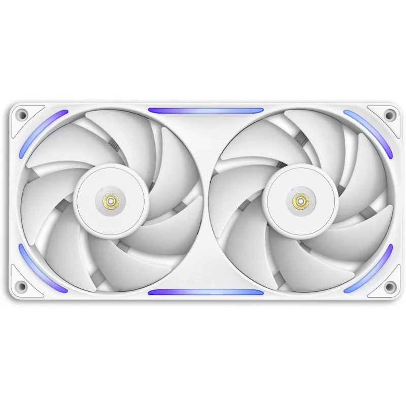 NZXT F280X RF-U28PN-W1 RGB ventilátor skrine 280 mm, 140 mm, 2400 ot./min, 41 dB, biely