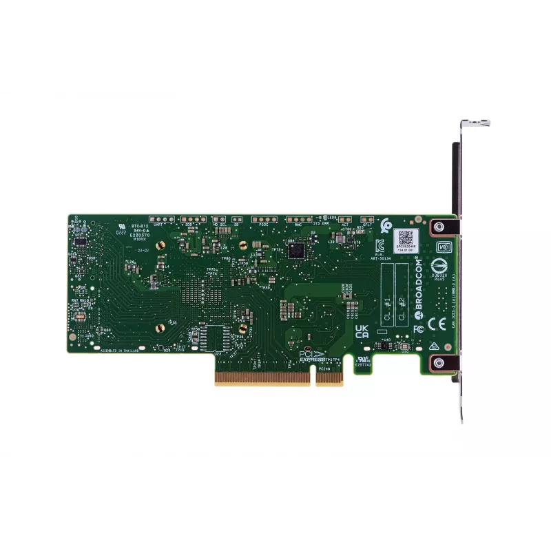 Interný HBA adaptér Broadcom 9500-8i — PCIe SAS/SATA 12 Gbit/s, NVMe, Full-Height/Low-Profile