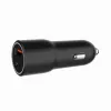 Auto nabíjačka pre mobilné zariadenia Gembird TA-UC-AC2PDQC38-CAR-01, USB-C, 38 W, 12–24 V, čierna