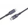 AUKEY CB-MCC102 USB kábel 1,8 m USB-C čierny 480 Gbit/s