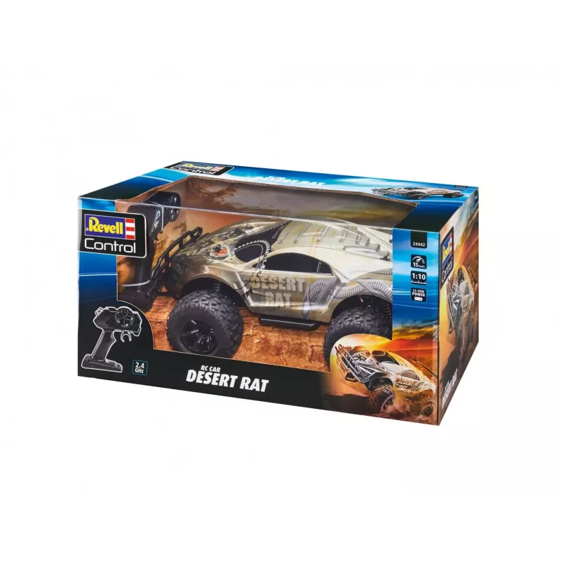 RC auto REVELL Desert Rat (model 24442) – sivo-čierne rádiove terénne vozidlo