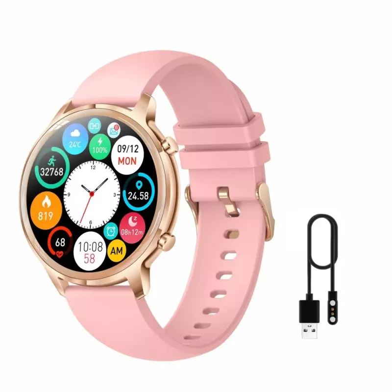 Smartwatch Manta Kelly 3,35 cm ružová