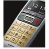 Gigaset E560 telefón DECT telefón zobrazenie čísla čierny, strieborný