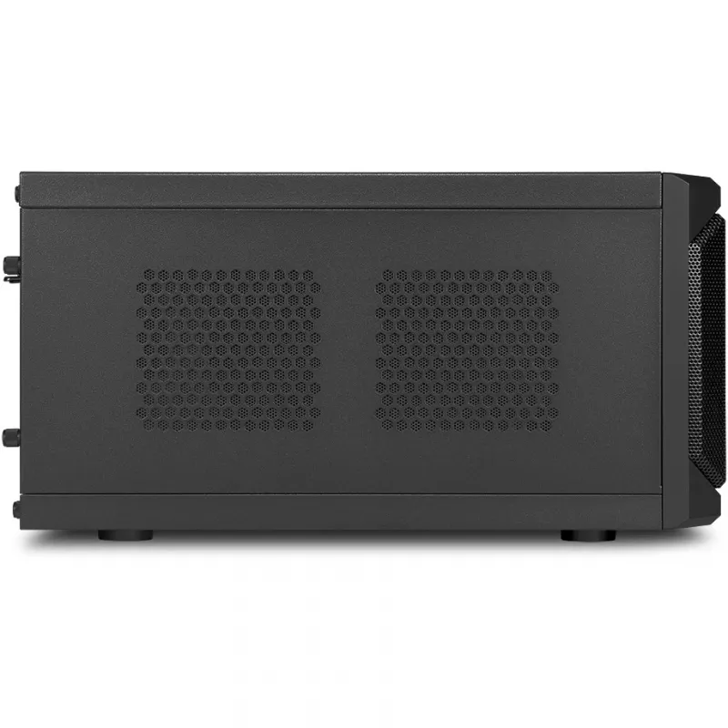 Sharkoon QB One čierna - Midi/Minitower ITX, Mini-ITX 3,5 - PC/server napájací zdroj chladič - USB, USB 2.0, USB 3.0