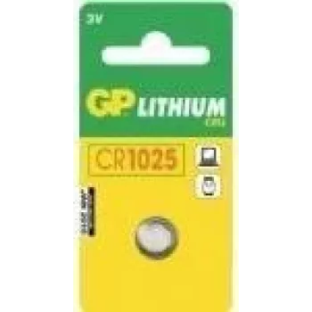 Gombíková batéria GP CR1025 lítium-iónová 30 mAh pre fotoaparáty