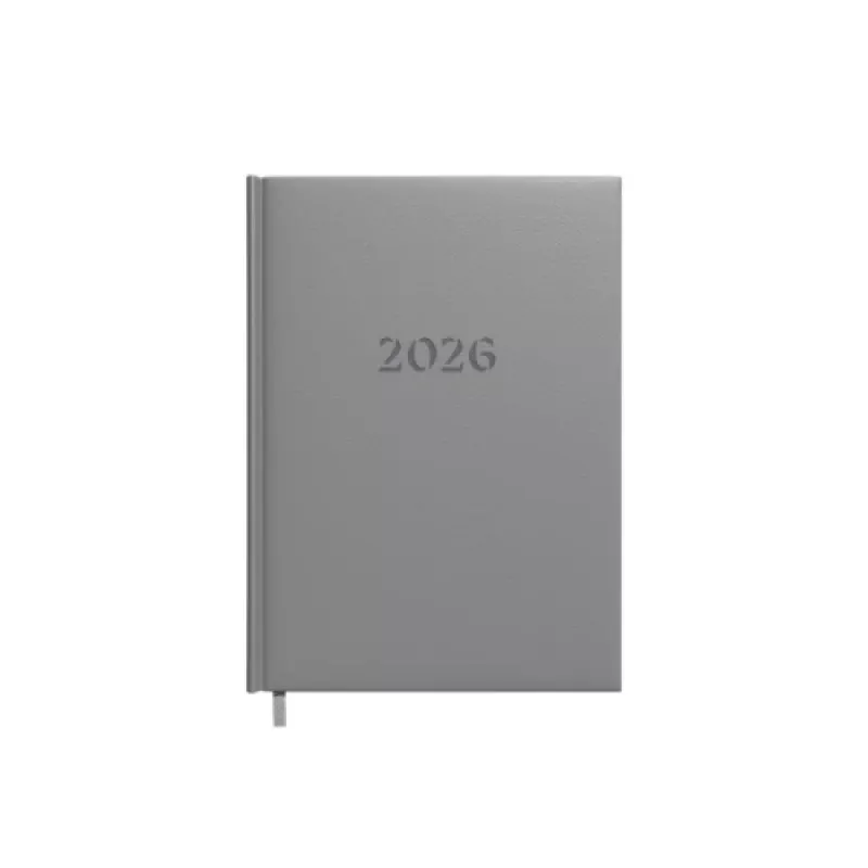 Plánovací notebook kalendár 2026 A5 sivý