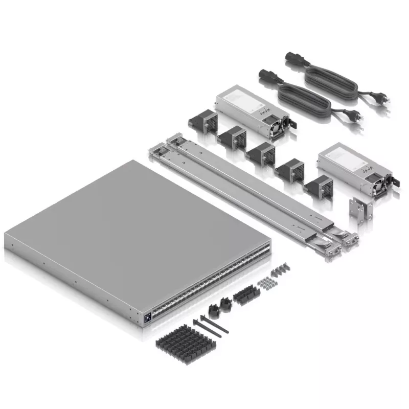 Ubiquiti ECS-AGGREGATION Enterprise Campus Aggregation 1.8 Tbps HIGH-DENSITY 100G/25G Layer 3 Etherlighting agregačný switch