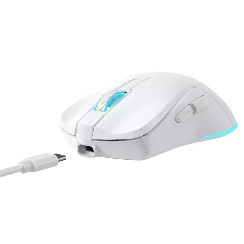 Myš Baracuda BGM-122 Turtle biela TURTLE-W