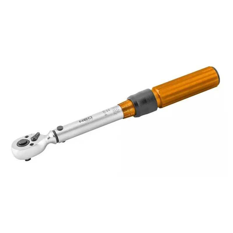 Neo Tools 1/4 obojsmerný momentový kľúč, 5-25NM, sada 21 ks