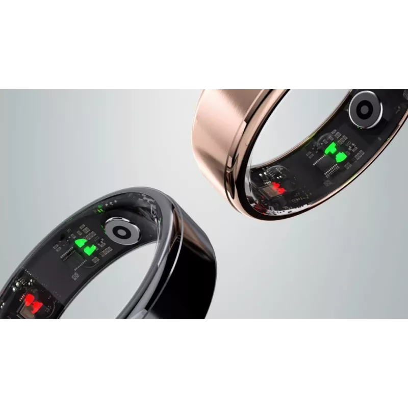 Inteligentný prsteň Manta SR01BK-57 Black, tep srdca a kyslík v krvi, IP68