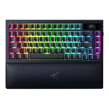 Mechanická herná klávesnica Razer BlackWidow V4 Pro 75% bezdrôtová, 4000 Hz vzorkovacia frekvencia, Orange Tactile spínače
