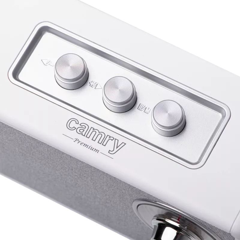 Camry reproduktor s rádiom | CR 1902 W | 5 W | Bluetooth | biely | bezdrôtové pripojenie