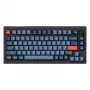 Keychron V1 Max klávesnica univerzálna USB RF Wireless Bluetooth čierna sivá 75% mechanická