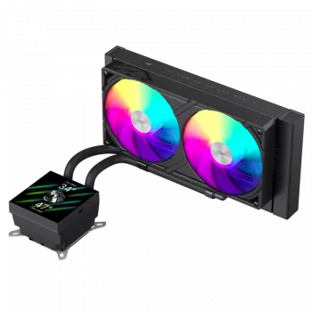 Gamemax CPU kvapalinový chladič | GLACIER 240 LCD BK | Intel, AMD