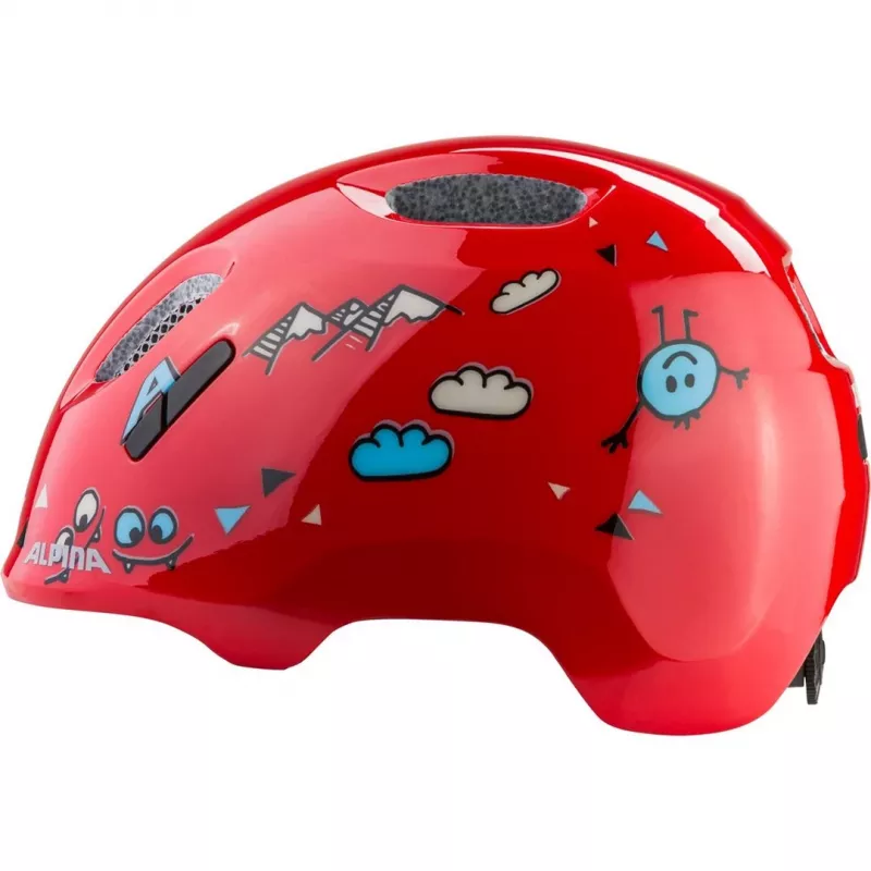 Cyklistická prilba ALPINA XIMO 2 RED SMILE GLOSS 49-54