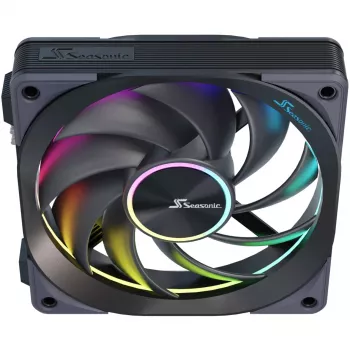 Ventilátor Seasonic MagFlow ARGB 12 cm 2000 RPM čierny