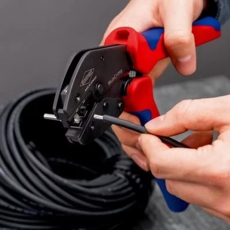 Krimpovací nástroj Knipex 97 33 03 MultiCrimp pre PV konektory MC4 a MC4 EVO2
