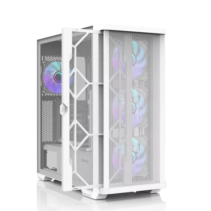Zalman Z10 DUO ATX ZM-IF120 x4 biela