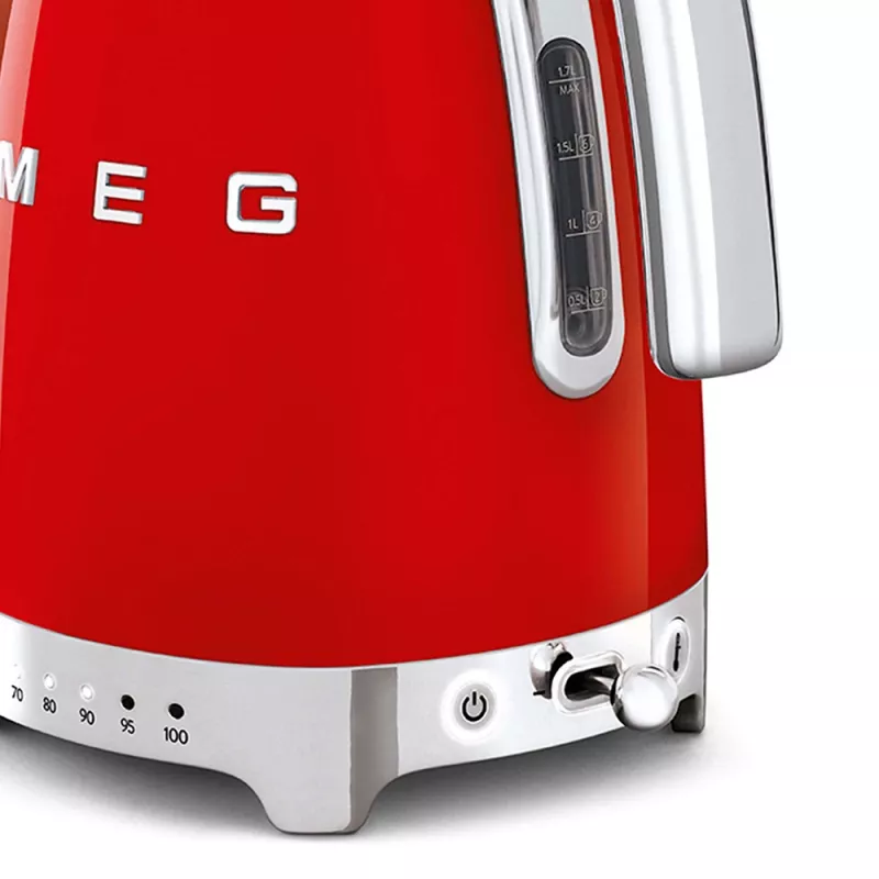 Rýchlovarná kanvica Smeg 1,7L 2400W červená