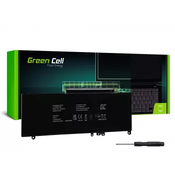 Green Cell DE102V3 batéria pre DELL Latitude E5250 E5450 E5550, 7,6 V 6200 mAh LiPo, čierna