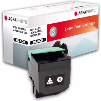 Čierna kompatibilná tonerová kazeta (alternatíva k Lexmark 80C0X10, Lexmark 800X1) pre Lexmark CX510de