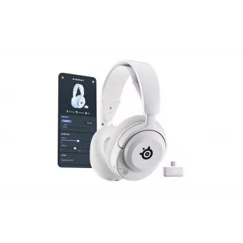 Steelseries Arctis Nova 5P Wireless Headset s hlavovým mostom Gaming USB Type-C Bluetooth biela