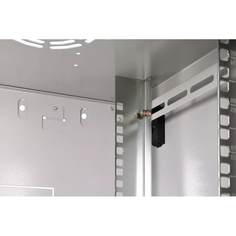 Nástenný 9U rack DIGITUS Dynamic-N DN-37104, 600 x 450 mm, IP20, zámok na kľúč, nezmontovaný