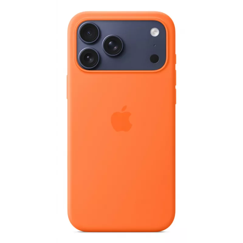 Apple iPhone 17 Pro Max silikónové puzdro s MagSafe oranžové