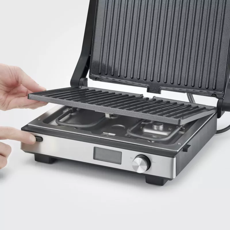 Kontaktný gril Severin KG 2380 čierny strieborný 2000W nerez