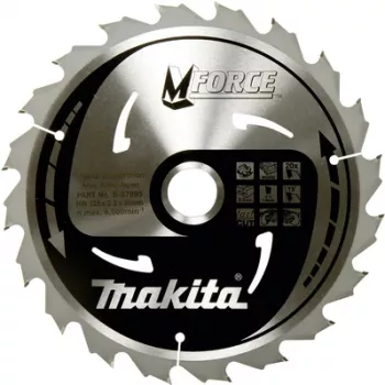 Makita M-Force kotúč na kotúčovú pílu na drevo, 165 mm, 24 zubov (B-32007)
