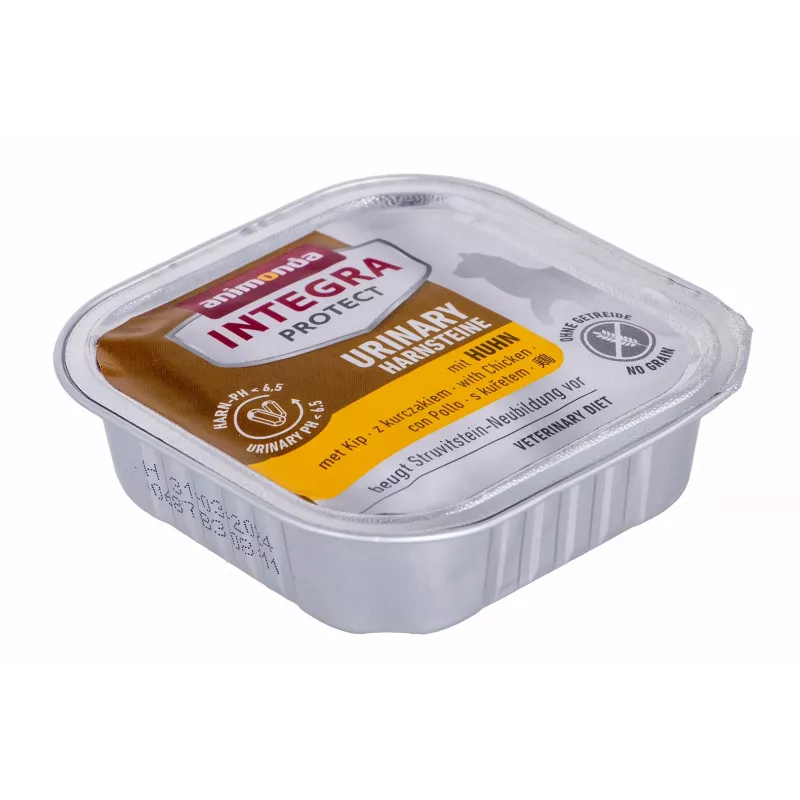 Mokré krmivo pre mačky animonda Integra Protect Grain Free kuracie 100 g — starostlivosť o močové cesty, dospelé