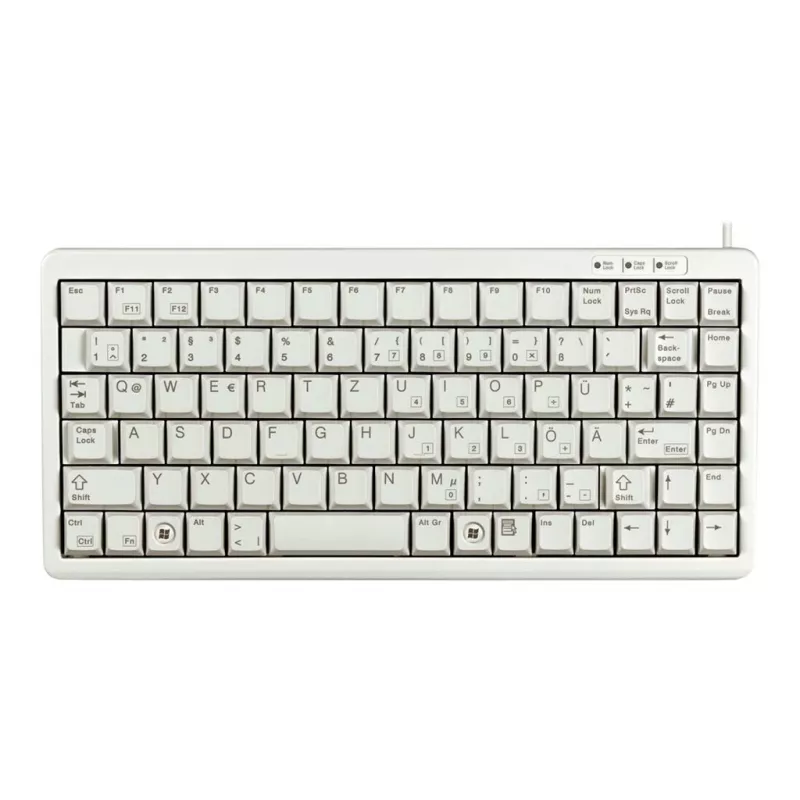 CHERRY G84-4100 klávesnica univerzálna USB QWERTZ nemecká sivá