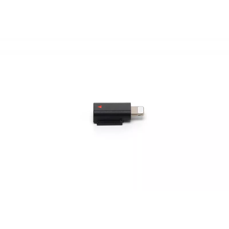 Audio adaptér DJI Mic 3 Mobile Phone Adapter (Lightning) — Lightning konektor, čierny, pre mobilné zariadenia Apple