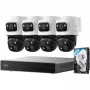 NVR bezpečnostný rekordér Eufy S4 Max — 8-kanálový, 4K (3840×2160), HDD 2 TB (až do 16 TB), čierna/sivá/biela