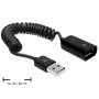 USB kábel DeLOCK 83163 0,6 m USB 2.0 A na A čierny