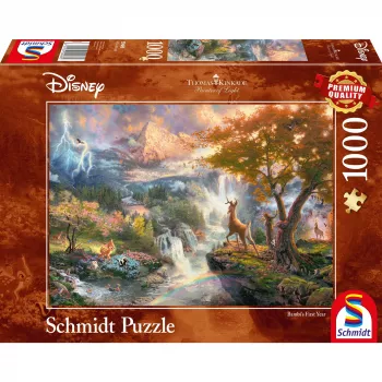 Schmidt Spiele Disney Bambi puzzle 1000 dielikov, šírka 693 mm, od 12 rokov