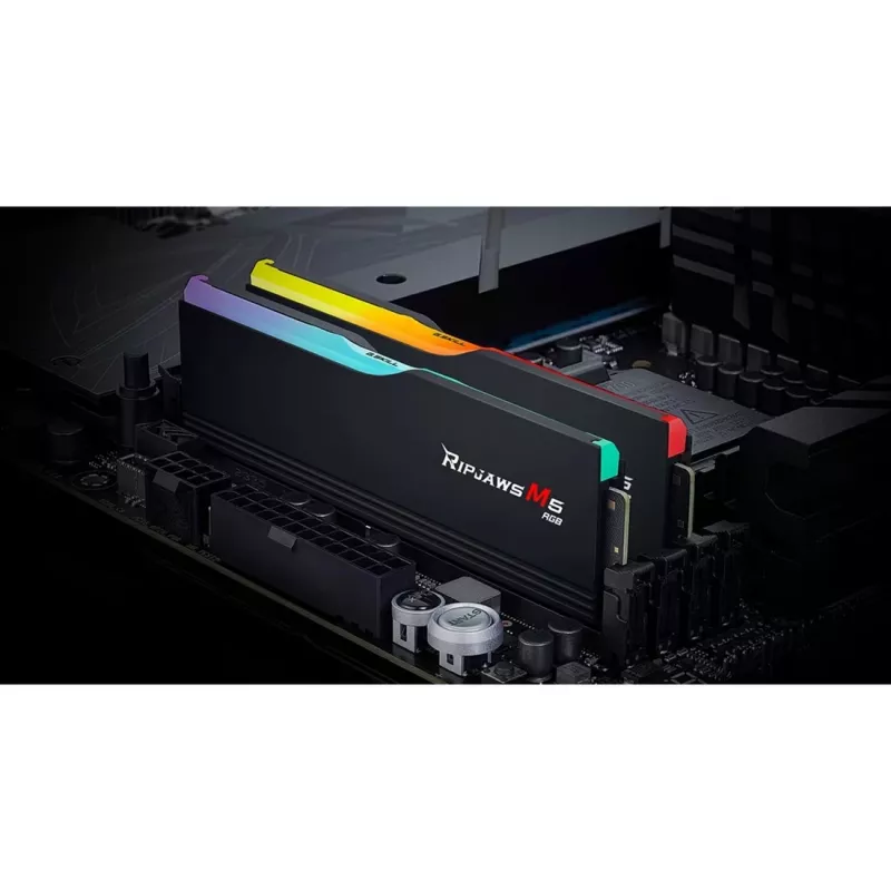 DIMM 32 GB DDR5-6000, operačná pamäť čierna, F5-6000J2836G16GX2-RM5RK, Ripjaws M5 RGB, INTEL XMP