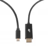 USB-C na DisplayPort kábel TB AKTBXVDUSBCDP2B 2 m – čierny