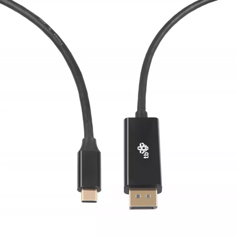 USB-C na DisplayPort kábel TB AKTBXVDUSBCDP2B 2 m – čierny