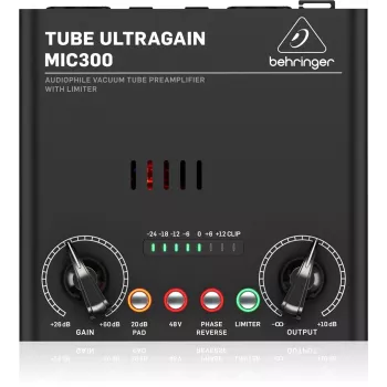 Audio predzosilňovač Behringer MIC300 čierny