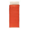 Spací vak Outwell Contour Lux rektangulárny pre dospelých, polyester, 2200×850 mm, max. výška postavy 190 cm, červený